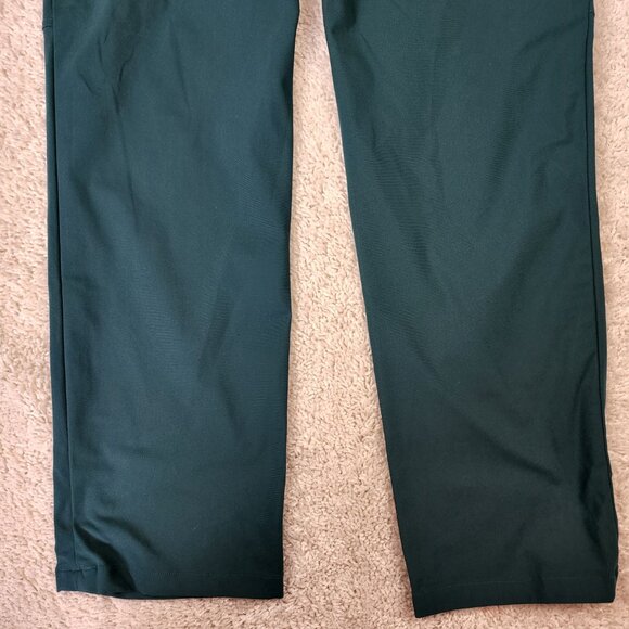 Lululemon Commission? ABC? Office Work Chino Pants Green Mens Size 38x33 Slim - Picture 8 of 9
